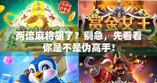 两倍麻将胡了?别急,先看看你是不是伪高手!