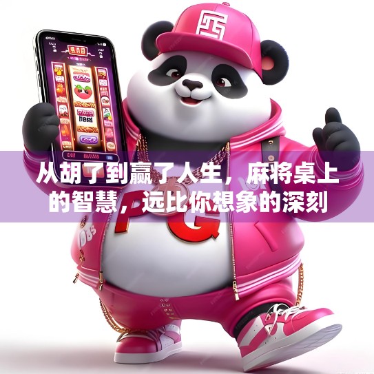 从胡了到赢了人生，麻将桌上的智慧，远比你想象的深刻