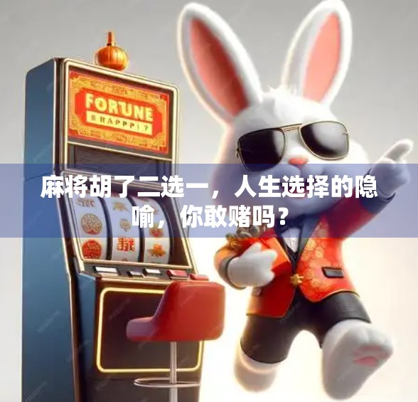 麻将胡了二选一，人生选择的隐喻，你敢赌吗？