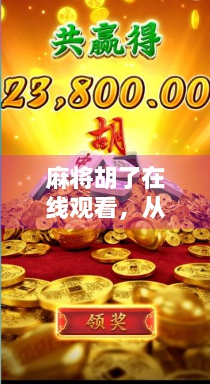 麻将胡了在线观看，从娱乐到成瘾，我们该如何理性对待这股数字热潮？