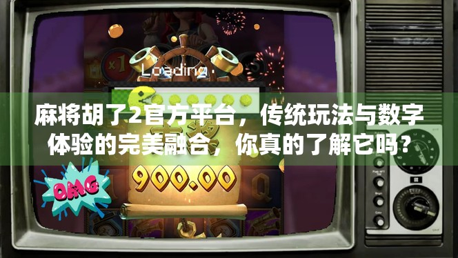 麻将胡了2官方平台，传统玩法与数字体验的完美融合，你真的了解它吗？